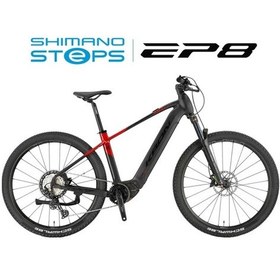 Resim Kron Makalu E-mtb 29" Dağ Bisikleti Ep8 Siyah Kırmızı M/45cm Siyah 