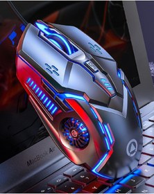 Resim UAT Products Rgb Kablolu Oyuncu Mouse 6 Düğme Ayarlanabilir Dpı 