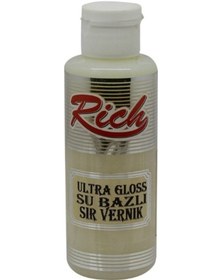 Resim Rich Ultimate Ultra Gloss Glaze Su Bazlı Sır Vernik 120 Cc. 