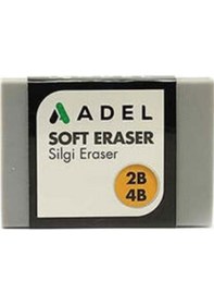 Resim Adel Soft Eraser Silgi 2b-4b 008-gri 
