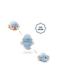 Resim Kızılkaya Çift Taraflı Fil Penguen Peluş Oyuncak 23 Cm 2505152 Çok Renkli 