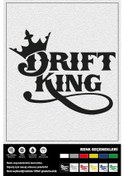 Resim Drıft Kıng Stıcker 35 X 30 Cm 