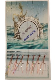 Resim 7 Beyaz İğneli Turuncu Simli El Yapımı Karton Çapari 