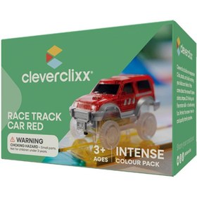 Resim Cleverclixx Race Track Car Yarış Arabası - Kırmızı 