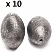 Resim Çapa Zeytin Tipi Olta Kurşunu 8GR-10'lu Paket 