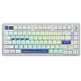 Resim Gamepower Gasket Pro RGB Wireless Bluetooth Kablolu Mekanik Red Switch Oyuncu Klavyesi 