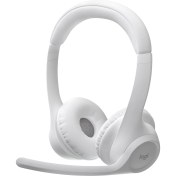 Resim Logitech Zone 300 Gürültü Önleyici Mikrofonlu Kablosuz Bluetooth Kulaklık - Beyaz 