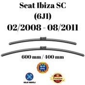 Resim Seat Ibiza Sc 6j1 2008 2009 2010 2011 Uyumlu Ön Cam Silecek Süpürgesi Takımı 600/400mm Silbak Sb2416c 