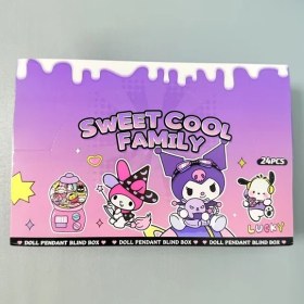 Resim Gateesat 24 Parça Sanrio Kuromi Sürpriz Kutu Oyun Seti Parti Hediyesi Ve Anahtarlık 