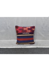 Resim Zehra Abla Halı Yeni El Dokuma Dekoratif Kilim Kırlent Yastık Kılıfı 6018 