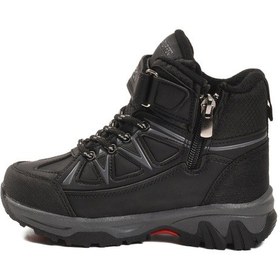 Resim Aspor Siyah Polarlı Fermuarlı Erkek Çocuk Outdoor Bot Çok Renkli 