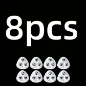 Resim Fochsia 360 Derece Dönebilir Beyaz Plastik Ağır Hizmet Ofis Sandalye Aksesuarı 