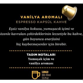 Resim Kahve Dünyası Pleasure Vanilya Aromalı Espresso Kapsül Kahve 10 Kapsül 