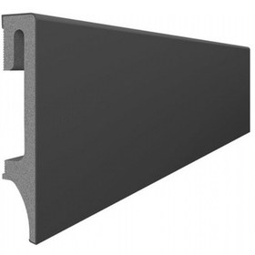 Resim Espumo Suya Dayanıklı Süpürgelik 8 cm - 2,40 Metre - Antrasit - E 