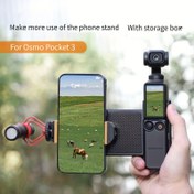 Resim Şık, Osmo Pocket3 Genişletilebilir Telefon Tutucu Koruyucu Çerçeve & Saklama Kutusu ile - Soğuk Ayakkabı Aksesuarı 