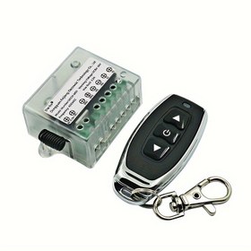 Resim Teleskopik Kapı Elektrikli İtme Çubuğu için Evrensel Uzaktan Kumanda Anahtarı, DC 12-36V Lineer Motor Kontrol Cihazı, Şarj Edilemeyen Pil, İç/Dış Mekan Kullanımı 