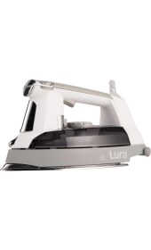 Resim Lura Jagua Buharlı Ütü 1600 Watt Beyaz Çelik Taban Damlama Önleme ve Otomatik Kapanma 