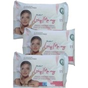 Resim Lady Mary Makyaj Temizleme Mendili 3 x 25'li 