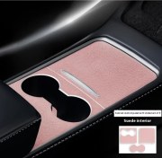 Resim Hightower Tesla Model 3/y 2021-2025 Pembe Konsol Kapağı Koruyucu Dayanıklı İç Aksesuar 