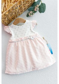 Resim Babymod Kalpli Yazlık Kısa Kollu Bebek Elbise 