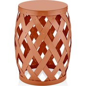 Resim The Mia Prizma Tabure & Yan Sehpa Terracota 50x35 Cm 