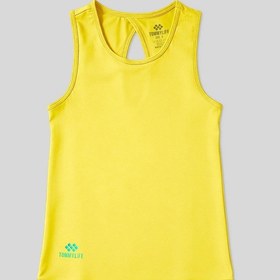 Resim Tommy Life Limon Standart Fit Çapraz Sırt Detaylı Kadın Spor Atlet - 97296 