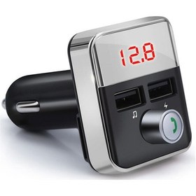 Resim Teltree Bt5.0 Araç Fm Transmitörü: İkili Usb Şarj, El-isimsiz Arama, Mp3 Çalar, Kayıpsız Ses, Gümüş 