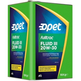 Resim Opet FulLrac Fluıd Iıı 20W-30 Transmisyon Yağı 16 KG 