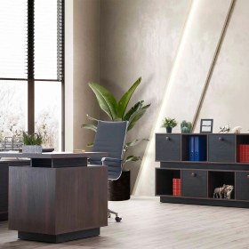 Resim İyena Home Living Edessa Ofis Makam Takımı 