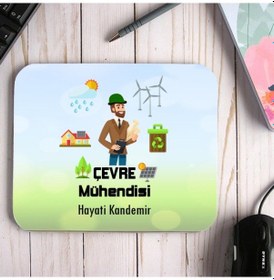 Resim Çevre Mühendisine Özel Isimli Mouse Pad 