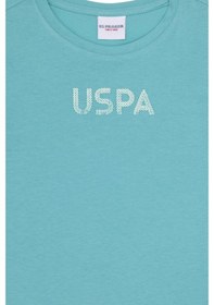 Resim U.S. Polo Assn. Kız Çocuk Bisiklet Yaka Tişört Mint 