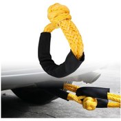 Resim Utv, Atv, Kamyon, Jeep İçin Sentetik Yumuşak Tenli Halat 1/2 İnç X 25 İnç 37.478 Lbs 