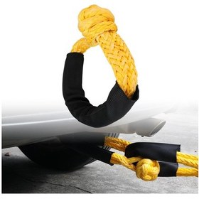 Resim Utv, Atv, Kamyon, Jeep İçin Sentetik Yumuşak Tenli Halat 1/2 İnç X 25 İnç 37.478 Lbs 