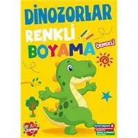 Resim Renkli Boyama Dinozorlar 