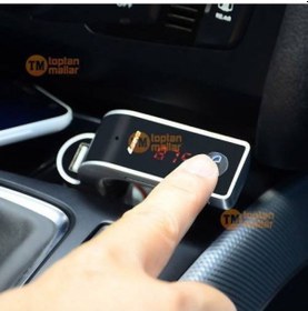 Resim Oto Çakmaklık Araç Kiti Fm Transmitter Bluetooth Kablosuz Usb Mp3 N11.320 