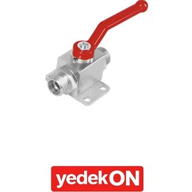 Resim Hidrolik 2-Yollu Metrik Küresel Vanalar Zemine Sac Monteli 