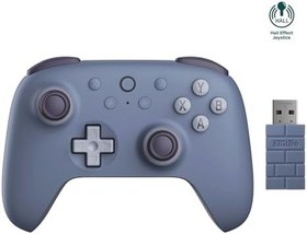 Resim AKNES 8Bitdo Ultimate 2C 2.4G Kablosuz Kumanda, Windows PC ve Android için, Hall Efektli Joystickler ve Hall Trigger, 1000Hz Yoklama Hızı ve Eşlenebilir L4/R4 Düğmeleri ile (Yaban Mersini) 