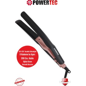 Resim Powertec TR-2810 Seramik Saç Düzleştirici 
