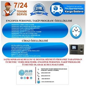 Resim Parmak Izi Kartlı Personel Takip Sistemi Program Kurulum Dahil 