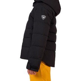 Resim Rossignol Boy Siz Quilted Erkek Çocuk Siyah Kayak Ceketi 