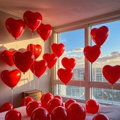 Resim 35 Parça Kırmızı Kalp Balonlar, Doğum Günü, Düğünler, Sevgililer Günü, Şükran Günü, Anneler Günü, Cadılar Bayramı, Yılbaşı, Açılış Töreni, Mezuniyet Sezonu, Ev Dekorasyonu, Balon Düzenleme, Parti Aksesuarları, Fotoğraf Çekimi Arka Planı, Check-In Atmosferi, Fotoğraflama Aksesuarları, Natürmort Dekoru, Paskalya Oda Süslemesi İçin Çok Uygun 