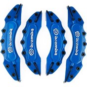 Resim Cubra Mavi Brembo 4'lü Kaliper Seti Kabartmalı 