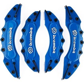 Resim Cubra Mavi Brembo 4'lü Kaliper Seti Kabartmalı 