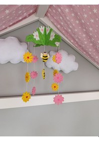 Resim Bebek Beşik Süsü Dönence Organik Dekorasyon Montessori-mdl-2009 