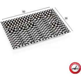 Resim Eco Modül Kaşıklık 7 Gözlü Damalı 50x36 Royaleks-acero-20134 Asorti 