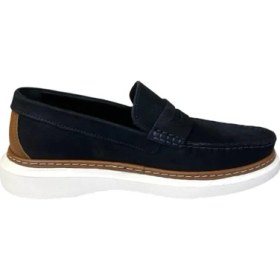 Resim Bulldozer 241053 Hakiki Nubuk Deri Eva Rahat Hafif Taban Tam Ortopedik Erkek Sneaker Günlük Ayakkabı 