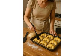 Resim Yumurta Fırçası ve Spatula 2li Set Silikon Yanmaz Yapışmaz 