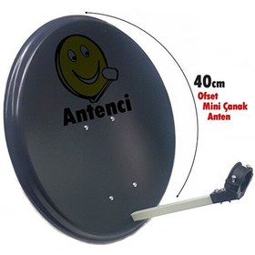 Resim Antenci 40 CM Mini Ofset Çanak Anten 