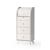 Resim Sivas Gözde Çekmeceli Kiler Dolabı / Ekmeklik - Krem 