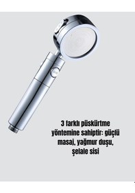 Resim Masaj Ve Yağmur Modlu Su Tasarruflu Duş Başlığı 